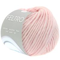 Пряжа Lana Grossa FELTRO 70 (розовый); Состав: 100% Натуральная шерсть; 50 гр / 50 м
