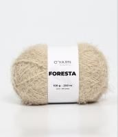 FORESTA цвет 1205 - светлый бежевый. Состав: 56% меринос 14% альпака 30% нейлон. Метраж/вес мотка: 200м/100г